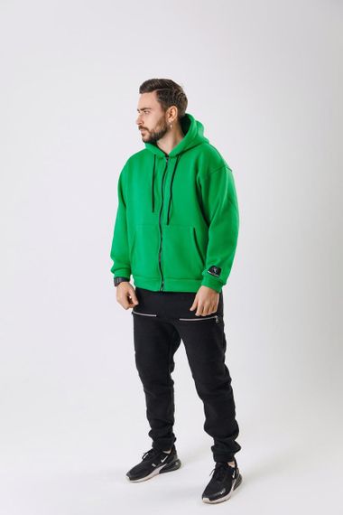 Зіп-Худі унісекс МА (01) Зелений