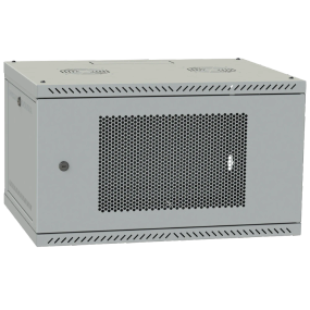 IPCOM 4U 600x350 двері перфорація (сіра) Шафа телекомунікаційна - Серверні шафи