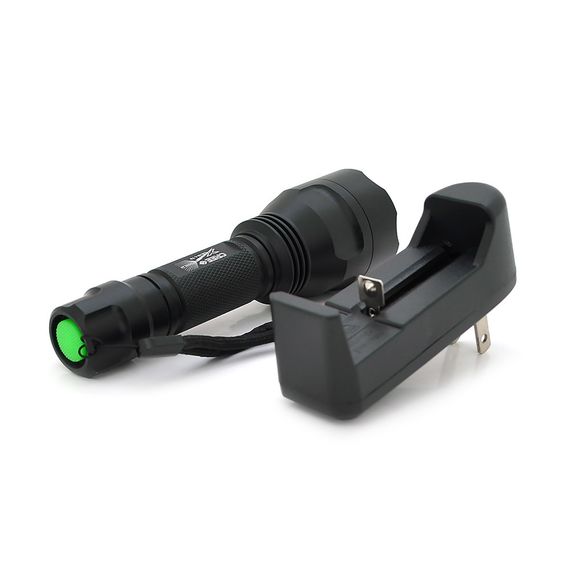 Ліхтар ручний UltraFire C8-T6, 1LED T6, 3W, 5 режимів, 18650/2800mAh, Black, IP44, СЗУ, 149х45х26мм, BOX | Зображення 1