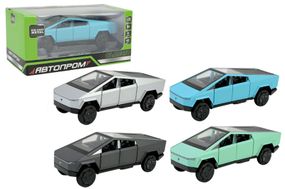 Машина металева  AP74222 Tesla pickup truck 1:32, батарейка, світло, звук, відкриваються двері, коробка р.19,5x9x9см АВТОПРОМ