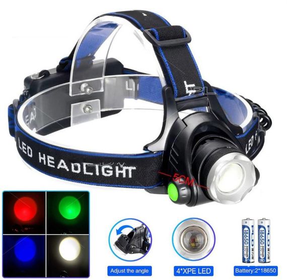 Налобний ліхтар із регульованим зумом XPRO PLD-V9-F-4XPERGB (47290-V9_214) | Зображення 2