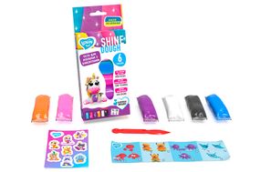 Набір для ліплення з тістом 41198 "Shine Assorted" 6 кольорів LOVIN