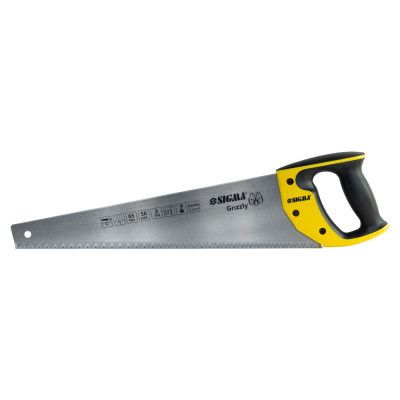 Ножовка Sigma по дереву 450мм 3TPI Grizzly (4400821) | Зображення 3