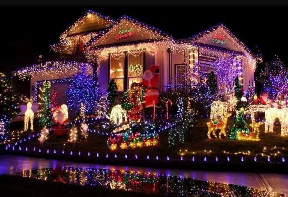 Гірлянда матова кулька 28LED 5м (флеш) 10мм, Новорічна бахрама, Світлодіодна гірлянда, Вулична гірлянда | Зображення 6