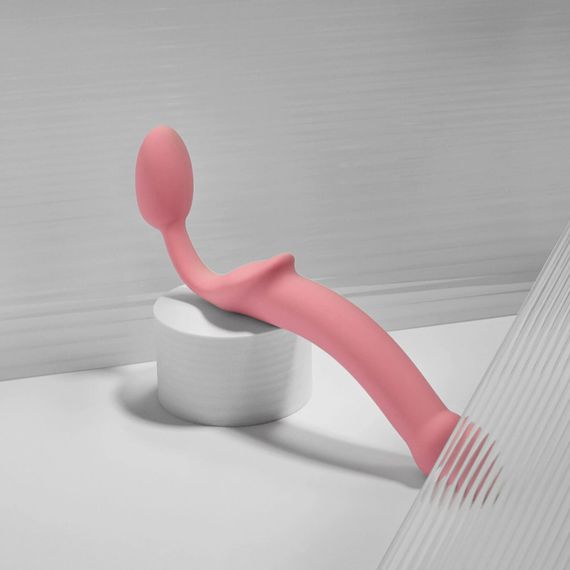 Безремінний страпон Strap-On-Me Rose XL, повністю регульований, діаметр 4,5 см | Зображення 2