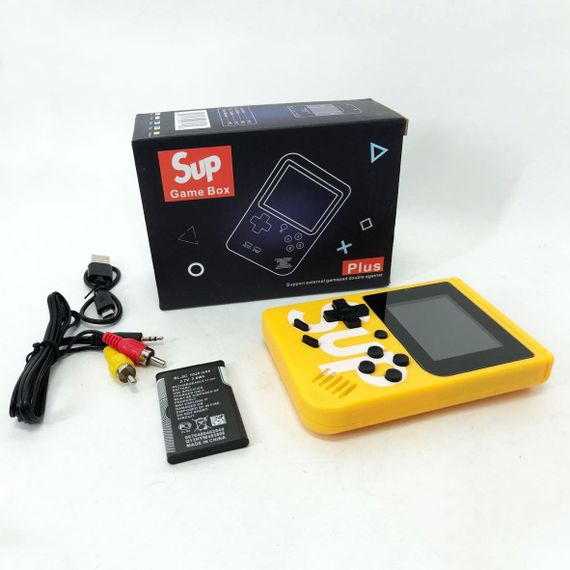 Портативная ретро консоль Sup Game Box 500 игр, Игровая приставка джойстиками телевизор, Тетрис приставка | Зображення 1