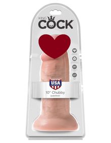 Фалоімітатор на присосці Товстун King Cock (25,4 см) Sex Aura