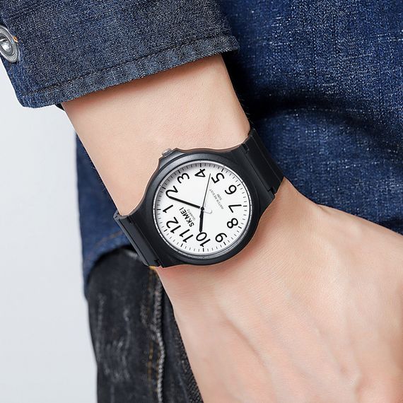 Чоловічий годинник Skmei 2108BKWT-AC Black White-AC | Зображення 3