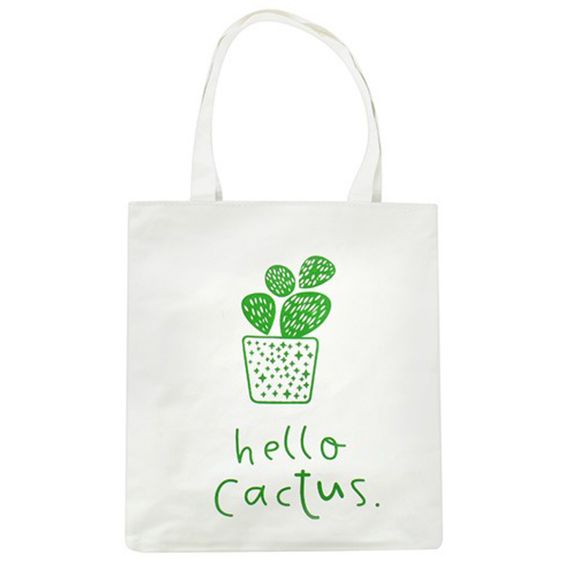 Екосумка шоппер тканинна Bambi BBG-12-15-18  Hello Cactus