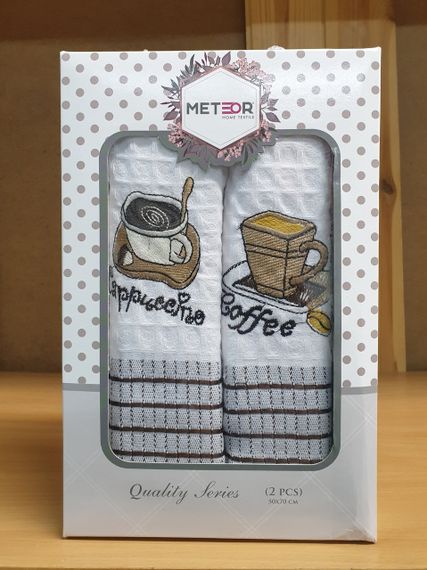 Набір рушників Nilteks 128332 Туреччина 70*50  Вафельное полотно Різні кольори