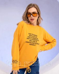 Толстовка колір гірчичний FI_006994