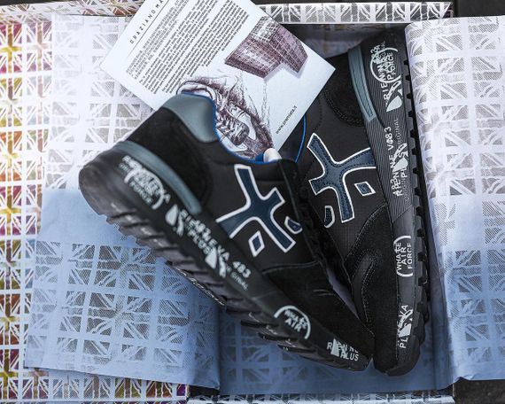 Чоловічі кросівки PREMIATA Mick Black Blue | Зображення 7