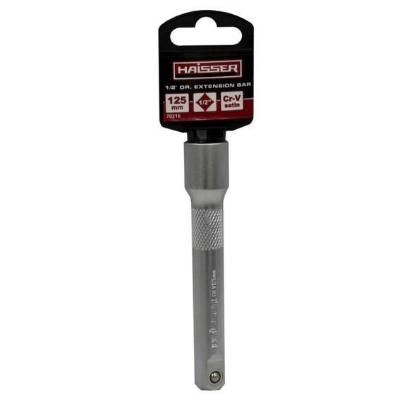 Удлинитель Cr-V 1/2" Satin 125мм Haisser 70216