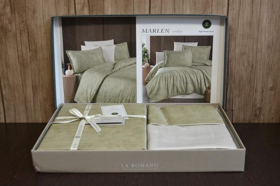 Постільна білизна La Romano Premium Satin 200×220 Marlen Cedar | Зображення 2