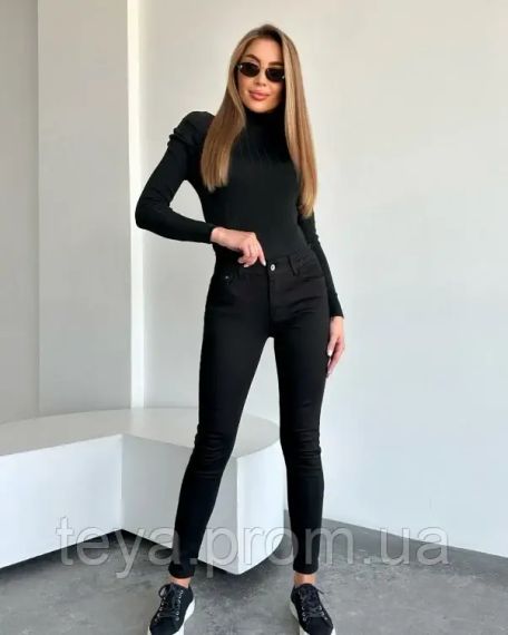 Джинсы цвет черный размер 34 FI_008736