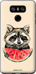 Чохол на LG G6 Єнотик з кавуном "4605u-836-2448"