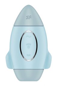 Вакуумний вібратор Satisfyer Mission Control blue