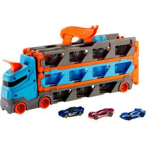 Игровой набор Hot Wheels Грузовик-транспортер &quot;Супергонки&quot; (GVG37)