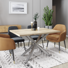 Каркас для столу з металу 850×450mm, H=730mm Сірий