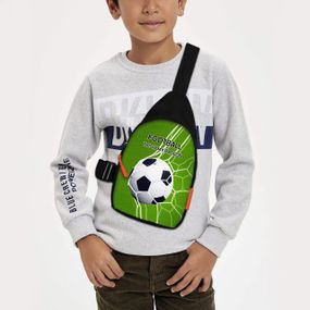 Сумка через плече дитяча Футбол 29х17 см сумка слінг для хлопчика (02236)