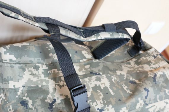 Тактическая сумка баул, камуфляж пиксель зеленый объем 100 л | Зображення 3