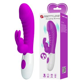 Вібратор - Pretty Love Naughty Bunny Vibrator Purple Sex Aura