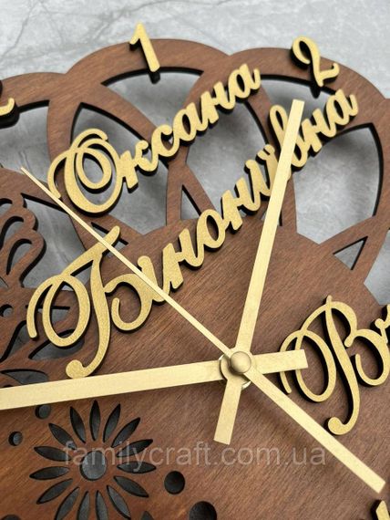 Именные настенные часы из дерева для учителя, педагога На День Учителя, выпускной, окончание учебного года | Зображення 5