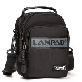 Тканинна чоловіча сумка Lanpad, чорний