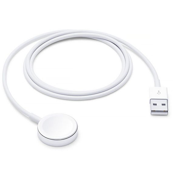 БЗП Magnetic Fast Charger to USB-A Cable for Apple Watch (AAA) (box) White | Зображення 2