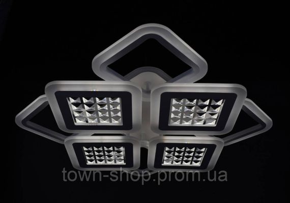 Люстра потолочная LED с пультом A2723/4+4S-RGB-wh Белый 11х54х62 см. | Зображення 4