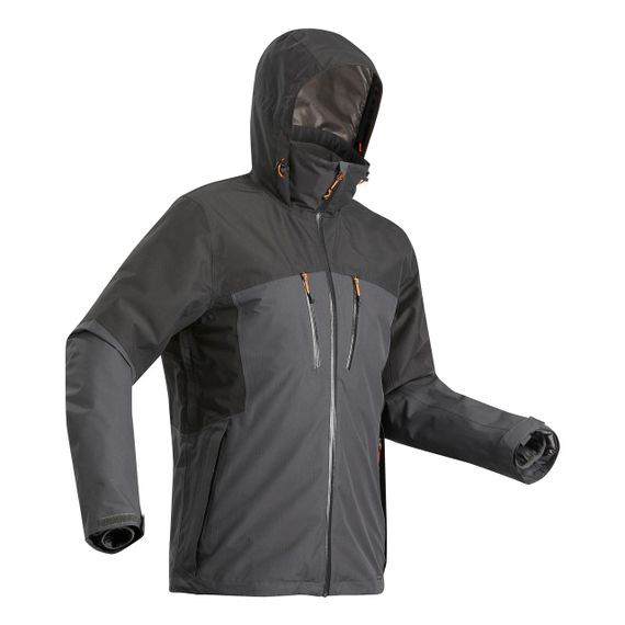 Чоловіча куртка Travel 500 3-в-1 - Чорна - 3XL | Зображення 2