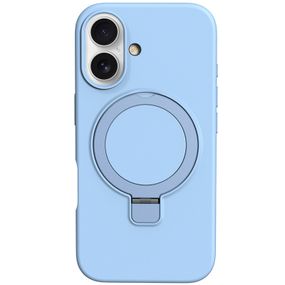 Чохол Silicone Case Full Protective NO LOGO with Ring для Apple iPhone 16 (6.1")