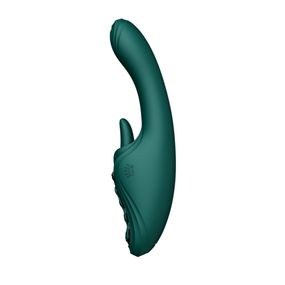 Вібратор-кролик Zalo Ares Turquoise Green