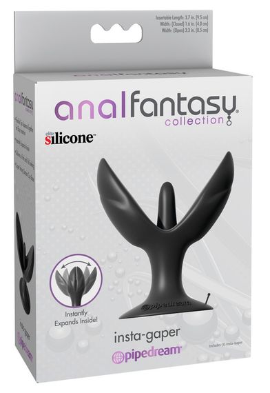 Анальная пробка – AFC Insta-Gaper Black Sex Aura
