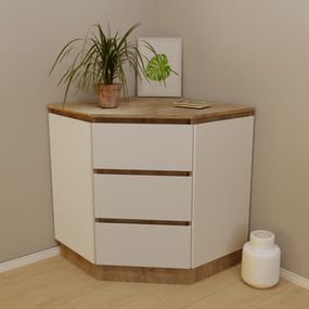 Кутовий комод Тіса-меблі АКМ-345 80х90х80
