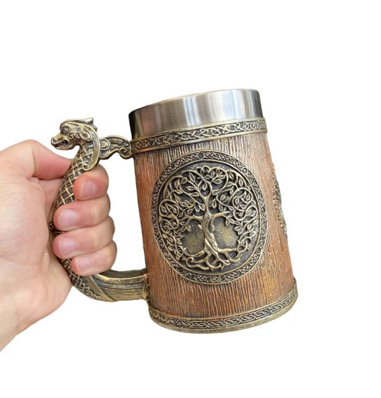 Чашка 3D Дерево життя Дракон 500 мл