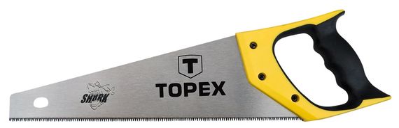Пила TOPEX по дереву, 400 мм, Shark, 7TPI (10A440)