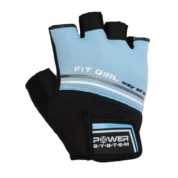 Рукавички для фітнесу Power System PS-2920 Fit Girl Evo Blue XS | Зображення 3