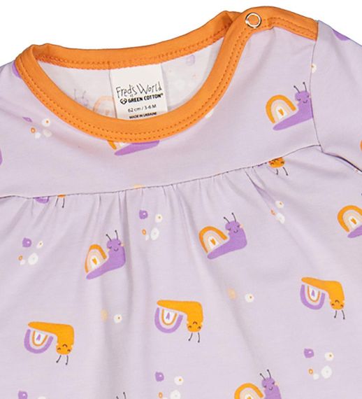 Дитяча літня сукня для дівчинки Green Cotton 62 см Лавандова (251112109) | Зображення 2