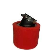 Фільтр повітряний (нульовик, поролон) Ø 48 mm, 45* (червоний)