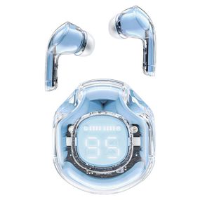 Наушники беспроводные Bluetooth ACEFAST T8 Crystal color (2) bluetooth earbuds Ice Blue