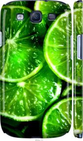Чохол на Samsung Galaxy S3 i9300 Зелені часточки лимона "852m-11-2448"