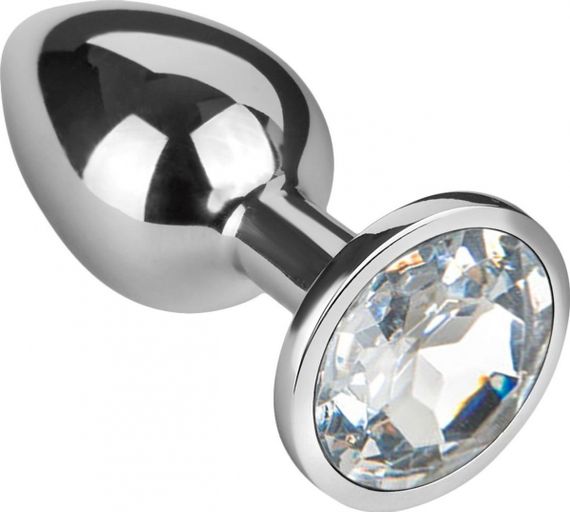 Анальна пробка з кристалом із медичної сталі (Розмір S) | Зображення 1