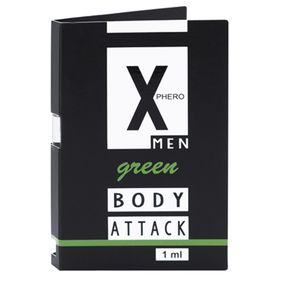 Пробник парфуми з феромонами чоловічі Aurora X-PHERO MEN Green 1ml.