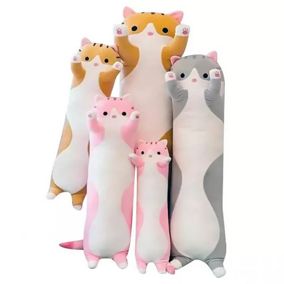 М'яка іграшка Кіт Батон 110 см, Плюшева подушка для сну та обіймів | Зображення 3