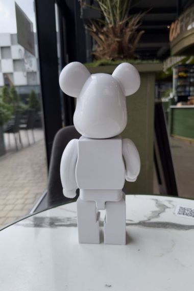Ведмідь Bearbrick білий 28 см a217 | Зображення 2