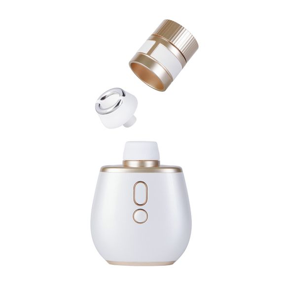 Стимулятор у вигляді парфумів BeYourLover Aromia з вакуумом та мікрострумами, кремовий Sex Aura