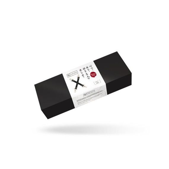 Хрестовина для фіксації Liebe Seele Boudoir Amor Pink Hogtie Black | Зображення 1