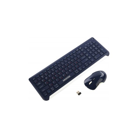 Комплект Maxxter KMS-WCM-01BL-UA Wireless UA Blue (KMS-WCM-01BL-UA) | Зображення 1