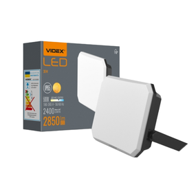 LED Прожектор 50W 5000К 220V чорний VLE-F3-0505B F3 Videx